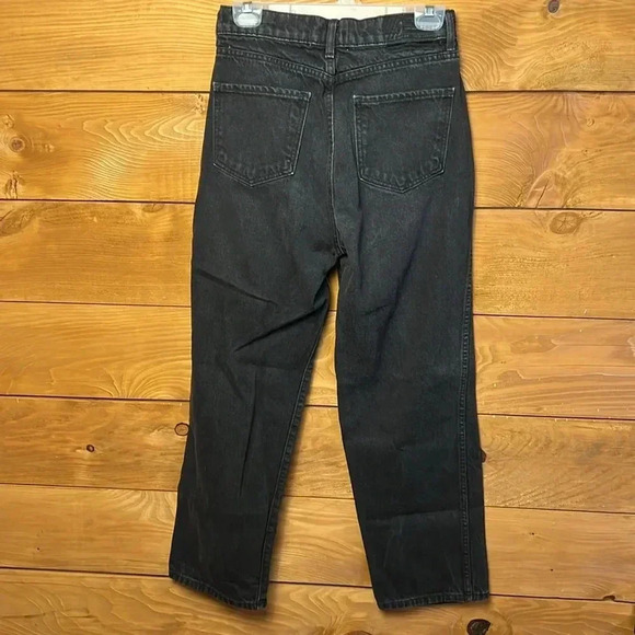 Revice Denim 90s Joey black wash women’s jeans 30 twisted crossover‎ button fly - Picture 6 of 10